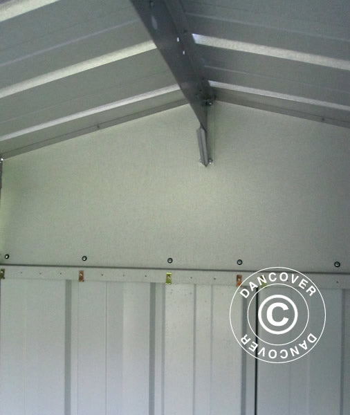 Redskapsbod 2,02x1,37x1,89m, Sølv BARE 1 STK. IGJEN