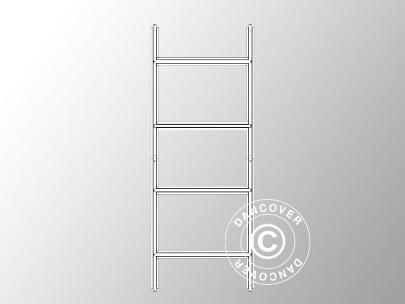 Gulvramme til redskapsbod, ProShed®, 2,77 x 1,91 m