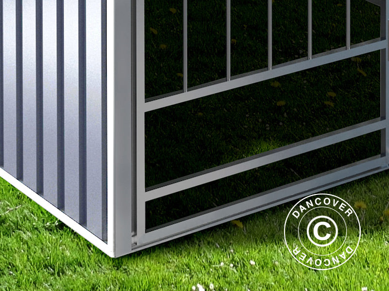 Hundegård 3,22x2,76x1,85m ProShed®, Antrasitt