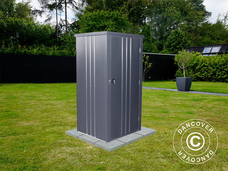 Redskapsbod/Utstyrsskap i metall 0,95x0,85x1,8m, ProShed®, Antrasitt