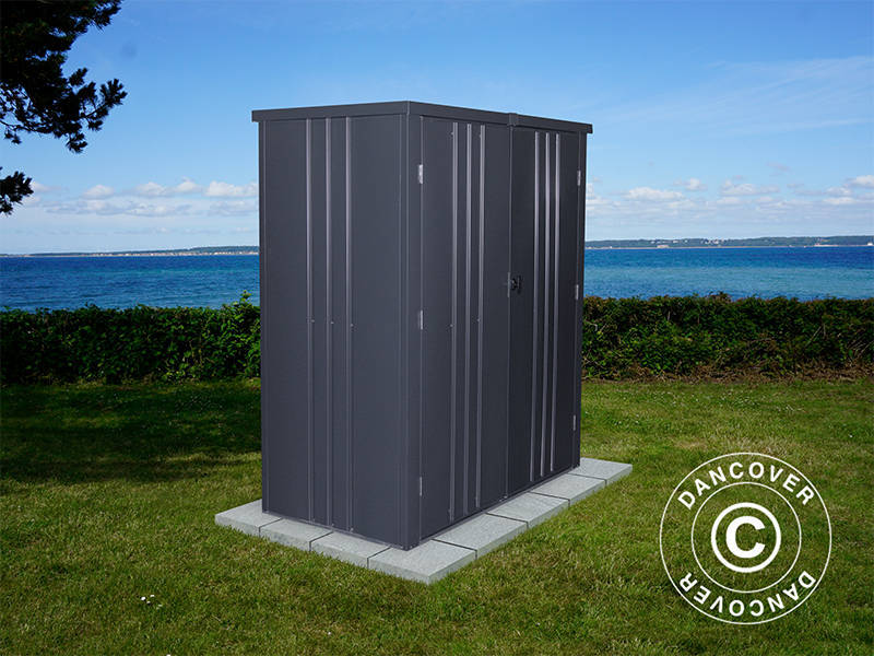 Redskapsbod, utstyrsskap 1,6x0,85x1,8m, 1,36m²,ProShed®, Antrasitt BARE 2 STK. IGJEN