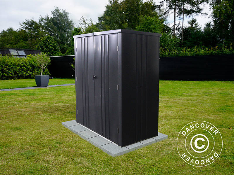 Redskapsbod, utstyrsskap 1,6x0,85x1,8m, 1,36m²,ProShed®, Antrasitt BARE 2 STK. IGJEN