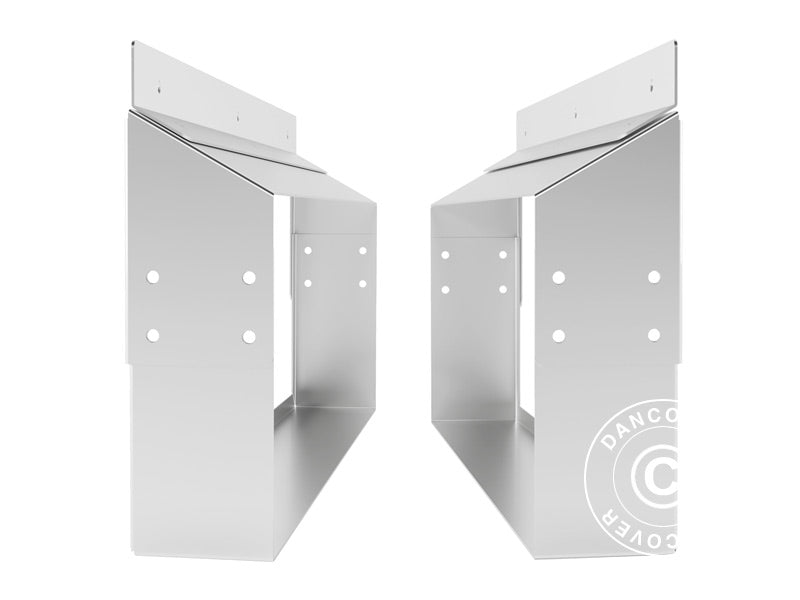 Vedskjul, høybed med stativ, 1,60x0,60x1,62m, ProShed®, Antrasitt