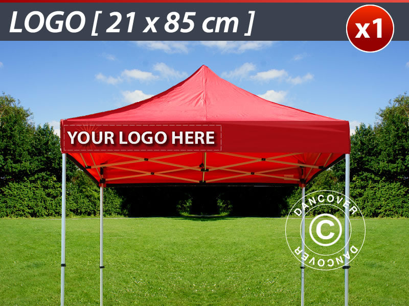 1 stk. FleXtents valance print 21x85cm, justert til venstre