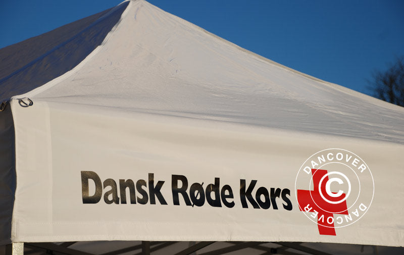 1 stk. FleXtents valance print 21x200cm, justert til venstre