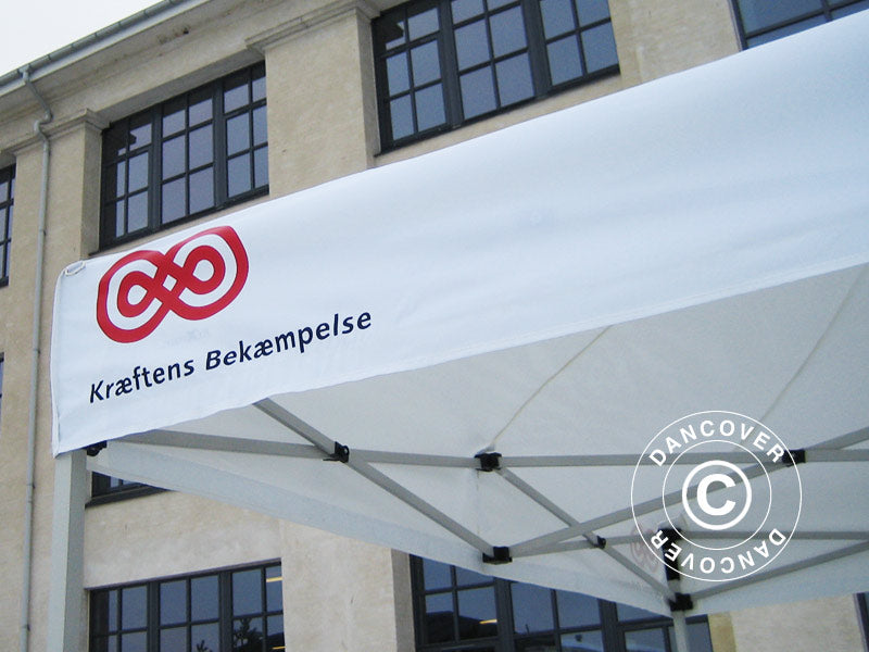 1 stk. FleXtents, valance print 21x590cm, justert til høyre