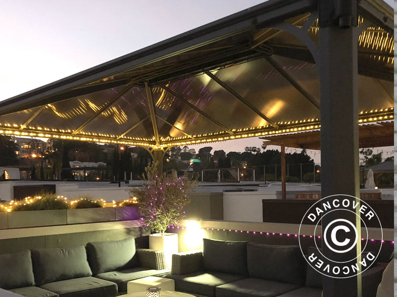 Paviljong Martinique 3,59x4,93m, Antrasitt