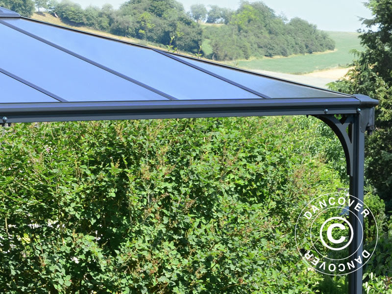 Paviljong Martinique 3,59x4,93m, Antrasitt