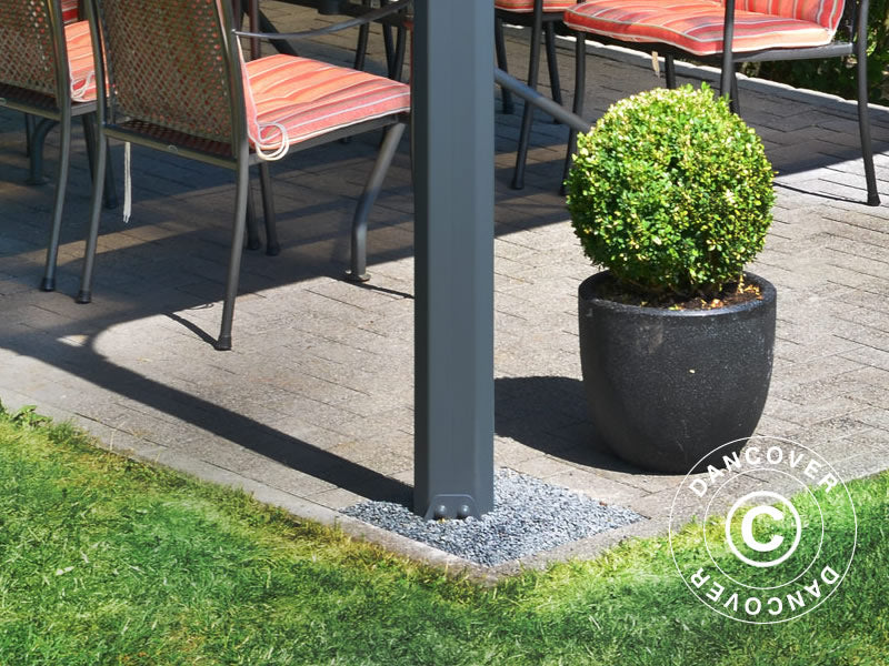 Paviljong Martinique 3,59x4,93m, Antrasitt