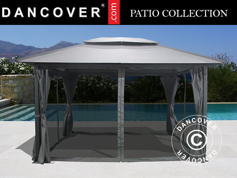 Paviljong JUNO, 3x4m, grå