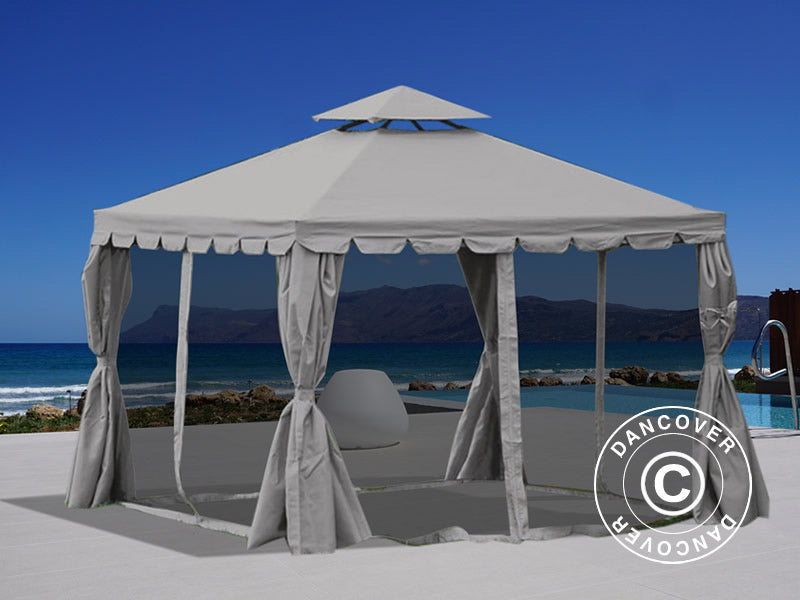 Paviljong Osiris 3x3m, Grå