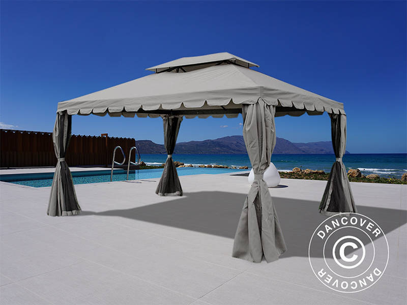 Paviljong Osiris 3x4m, Grå