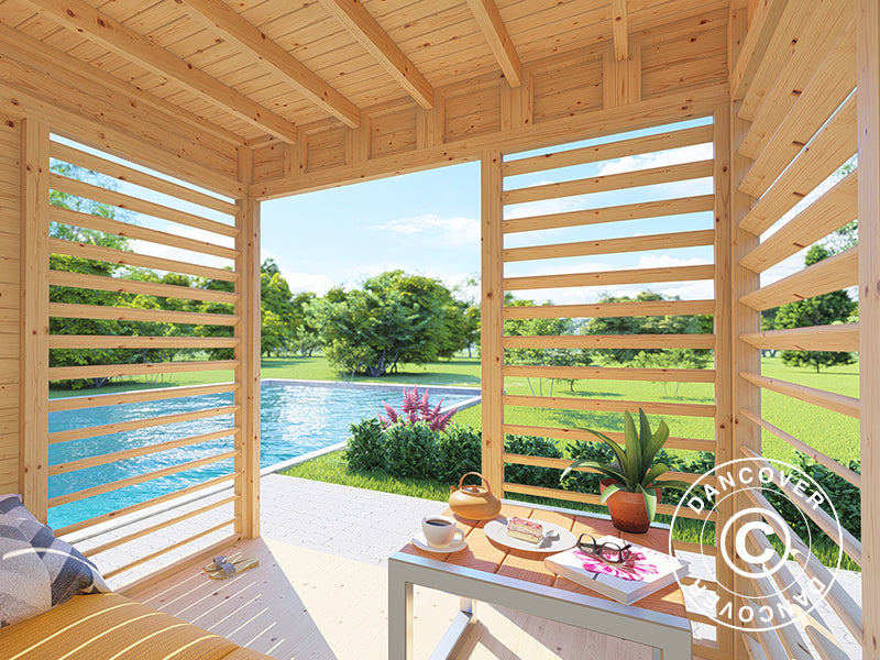 Paviljong i tre, Bertilo Garten Lounge 1, 2,26x2,34x2,32m