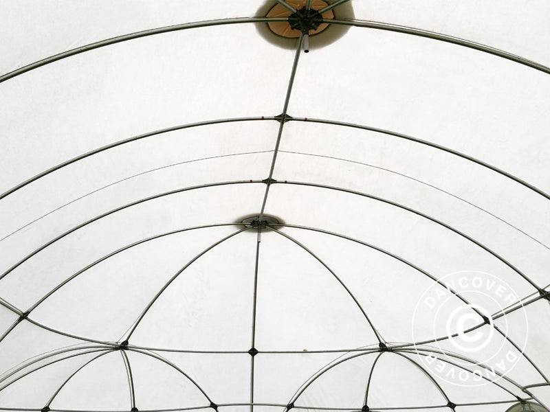 Kuppel-partytelt Multipavillon 6x9m, Hvit