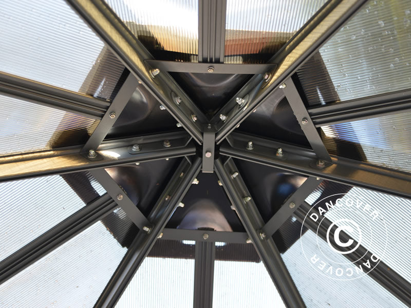 Paviljong Monaco, Palram/Canopia, 4,5x4,5m, Grå