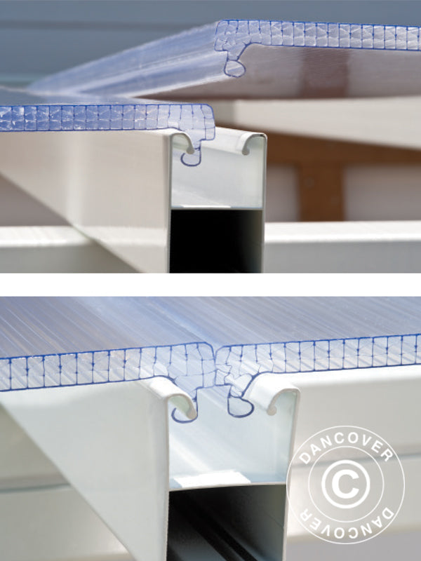 Vinterhage SanRemo, Palram/Canopia, 3x4,25m Hvit