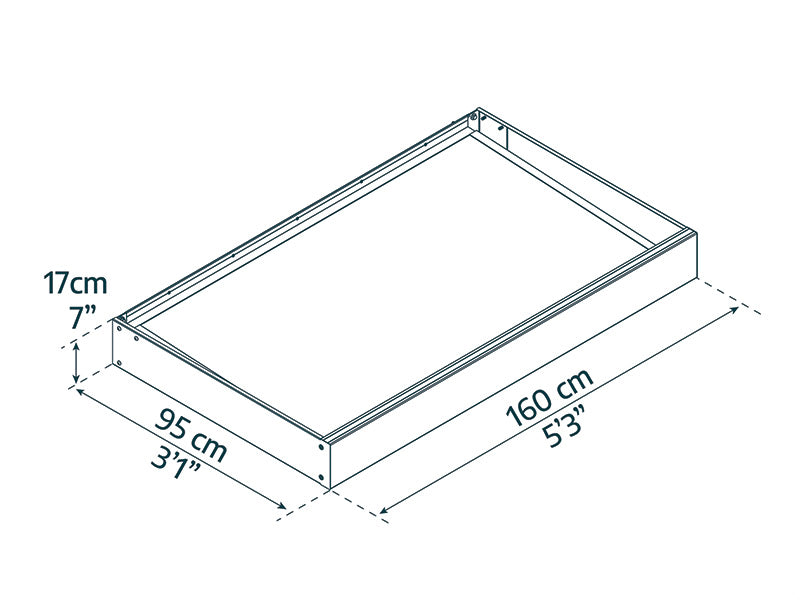 Dør baldakin Sophia 1600, Palram/Canopia, 0,95x1,6x0,17m, Mørk grå/Klar