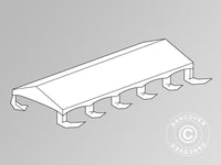 Takduk for Partytelt Original 5x10m PVC, "Arched", Hvit
