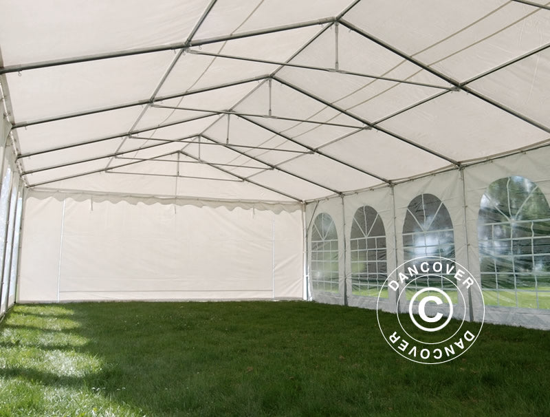 Partytelt SEMI PRO Plus 6x8m PVC 900, Hvit