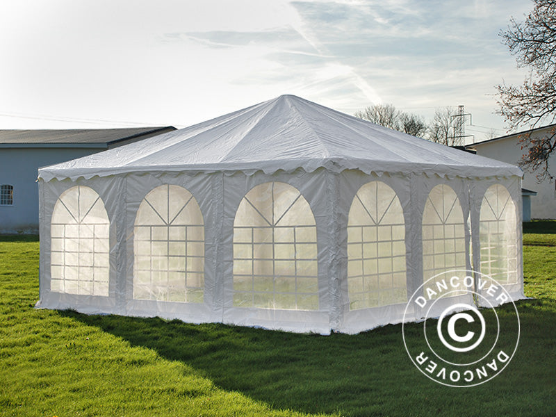 Pagode telt Exclusive 6x6m PVC, Hvit
