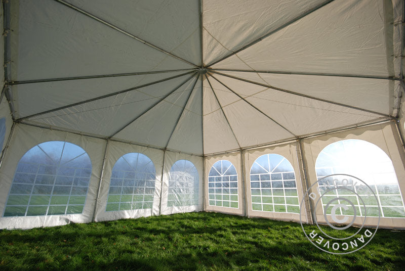 Pagode telt Exclusive 6x6m PVC, Hvit