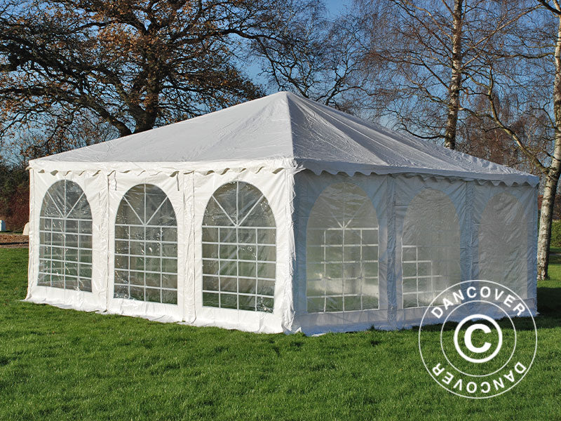 Pagode telt Exclusive 7x7m PVC, Hvit