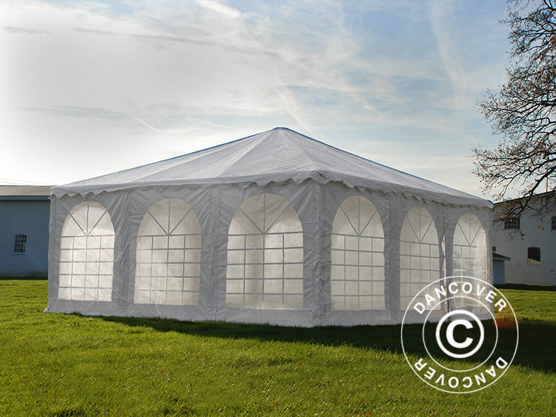 Pagode telt Exclusive 7x7m PVC, Hvit