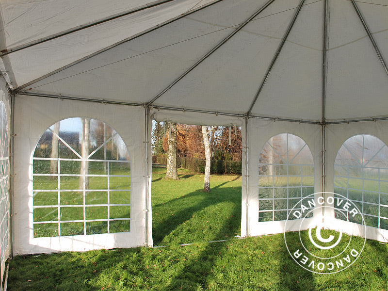 Pagode telt Exclusive 7x7m PVC, Hvit