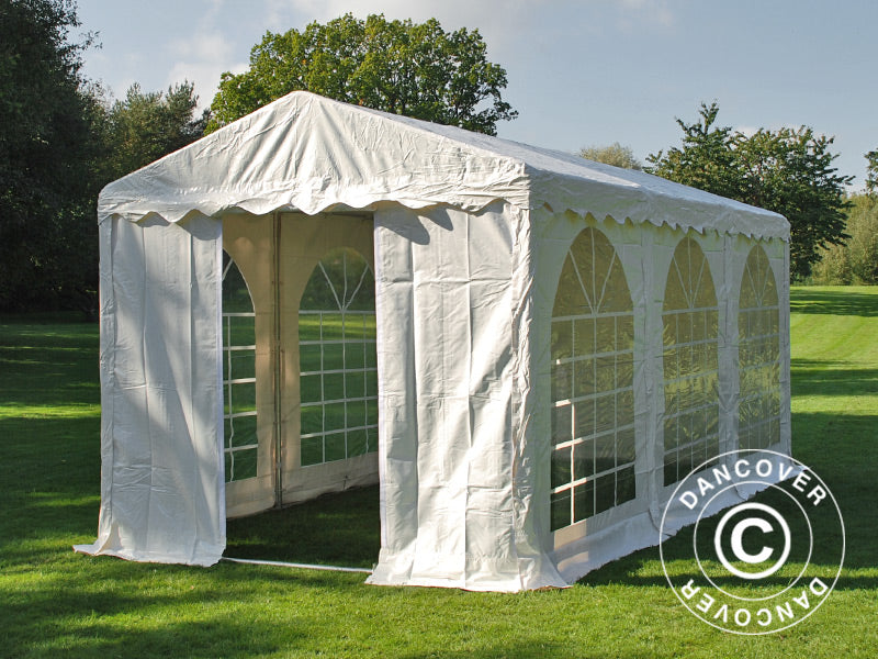 Partytelt SEMI PRO Plus 3x6m PVC 900, Hvit