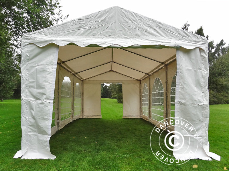 Partytelt SEMI PRO Plus 3x6m PVC 900, Hvit