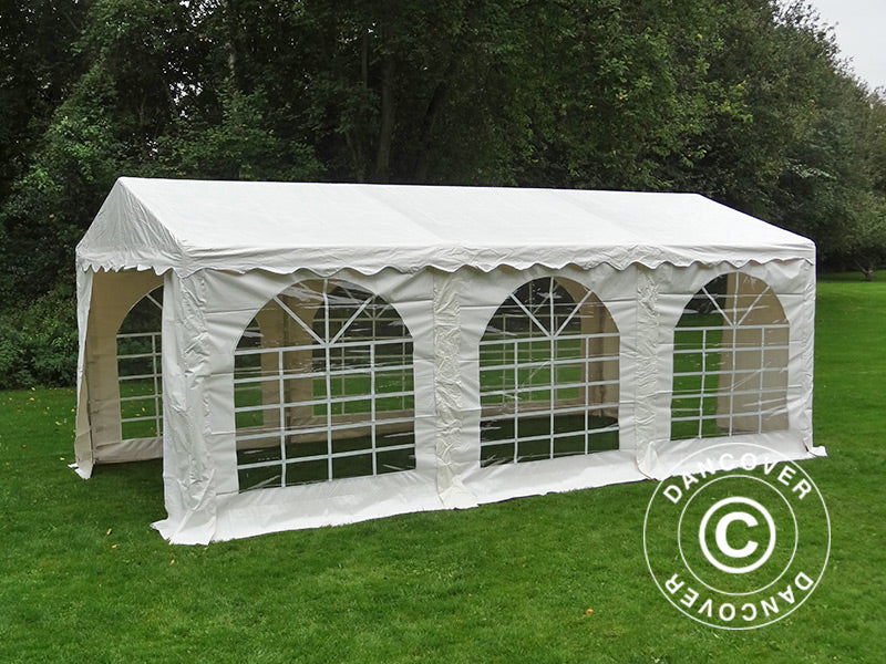 Partytelt SEMI PRO Plus 3x6m PVC 900, Hvit