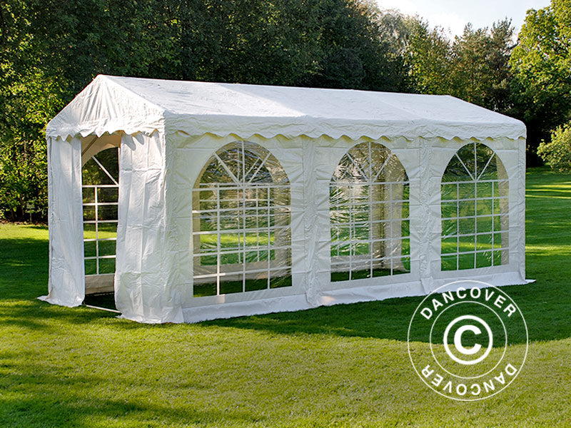 Partytelt SEMI PRO Plus 3x6m PVC 900, Hvit