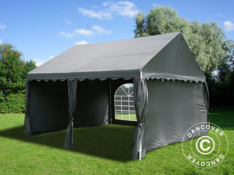 Partytelt UNICO 4x4m, Svart