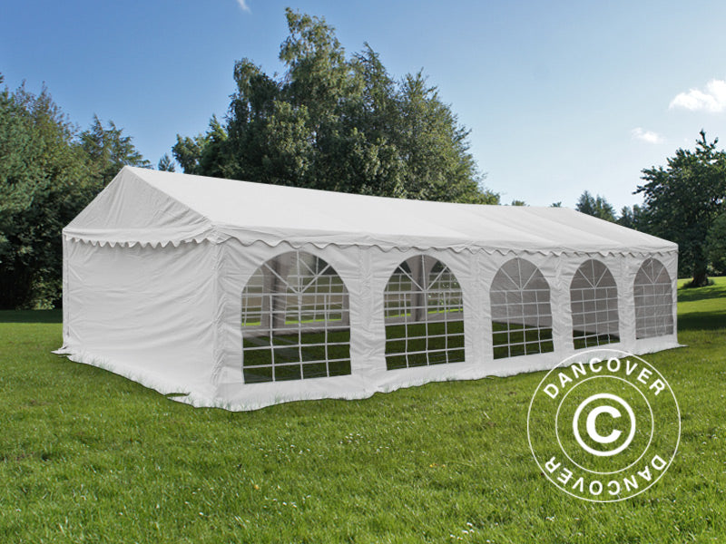 Partytelt Original 4x10m PVC 900, Hvit