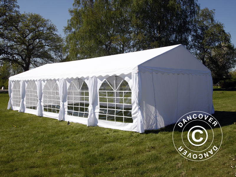 Partytelt UNICO 6x12m, Hvit