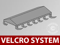 Takduk til partyteltet UNICO, PVC/Polyester, 6x12m, mørkegrå