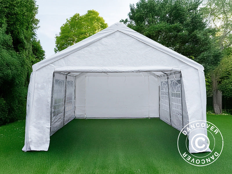 Partytelt Basic 4x6m PE 500, Hvit