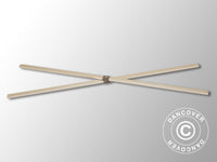 Saksestag komplett, 2m, Grått beslag