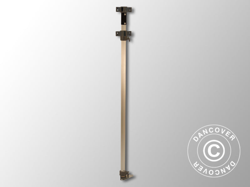 Senterfot komplett 2,09/2,39m, Grått beslag