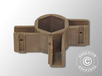 Toppbeslag til senterfot, Grå