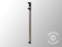 Hjørnefot komplett 2,25/2,55m, Grått beslag