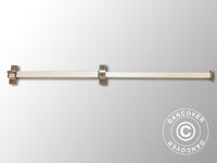 Takstolpe komplett 1,55m, Svart beslag