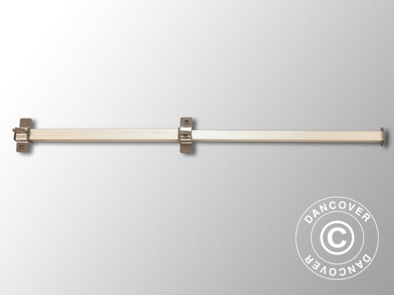 Takstolpe komplett 1,33m, Svart beslag