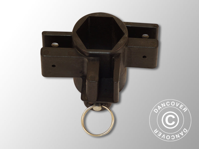 Beslag til senterfot, Svart