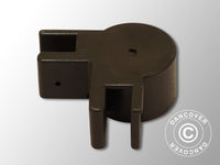 Toppbeslag til hjørnefot, Svart