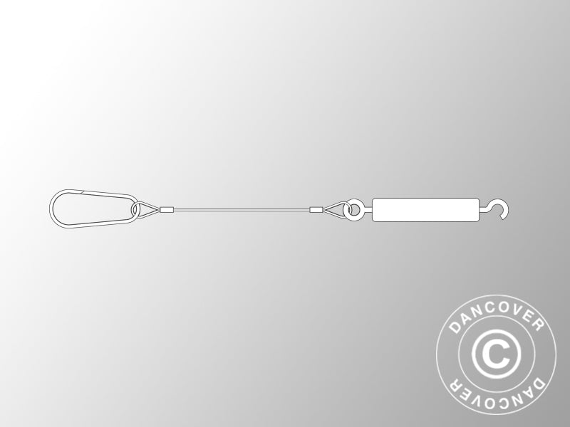 Wiresett m/krok, Ø3x6910mm
