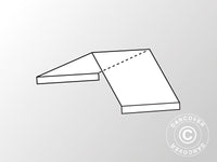 2m takduk midtseksjon til Exclusive CombiTents®, 6x2m, PVC, hvit