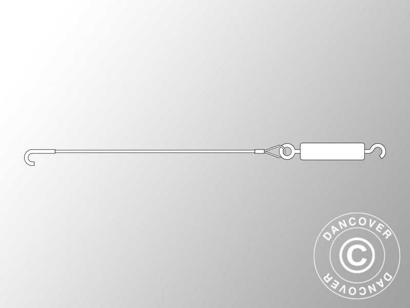 Wiresett m/krok, Ø3x9870mm