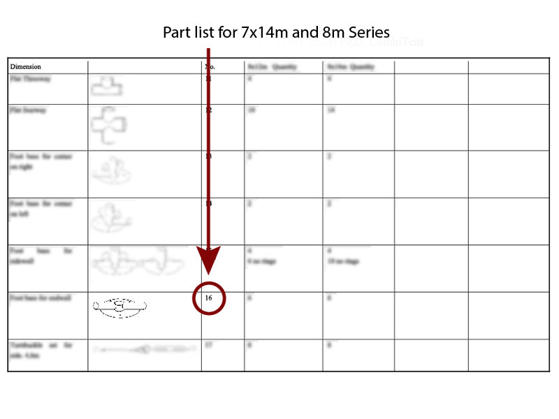 2-veis rørkobling for bunnramme, Ø42mm