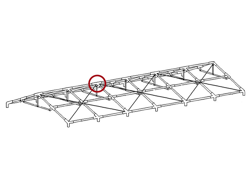 4-veis rørkobling, Ø42+Ø54mm, 140°
